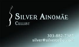 Silver Ainom&auml;e business card front