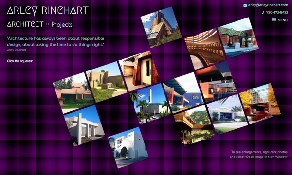 Click to visit site in new tab Architect Arley Rinehart