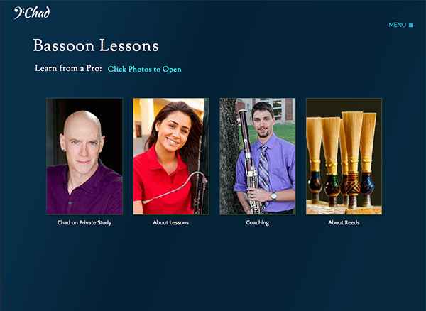 Click to visit site in new tab Chad's Lessons page