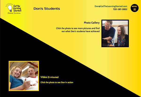 Click to visit site in new tab Tutor Don Diehl's Students page